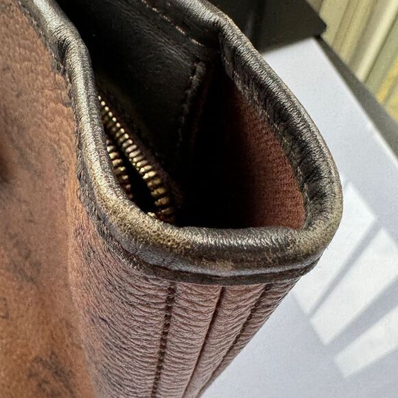 MCM Visetos Striped Shopper Tote Bag - Picture 13 of 16